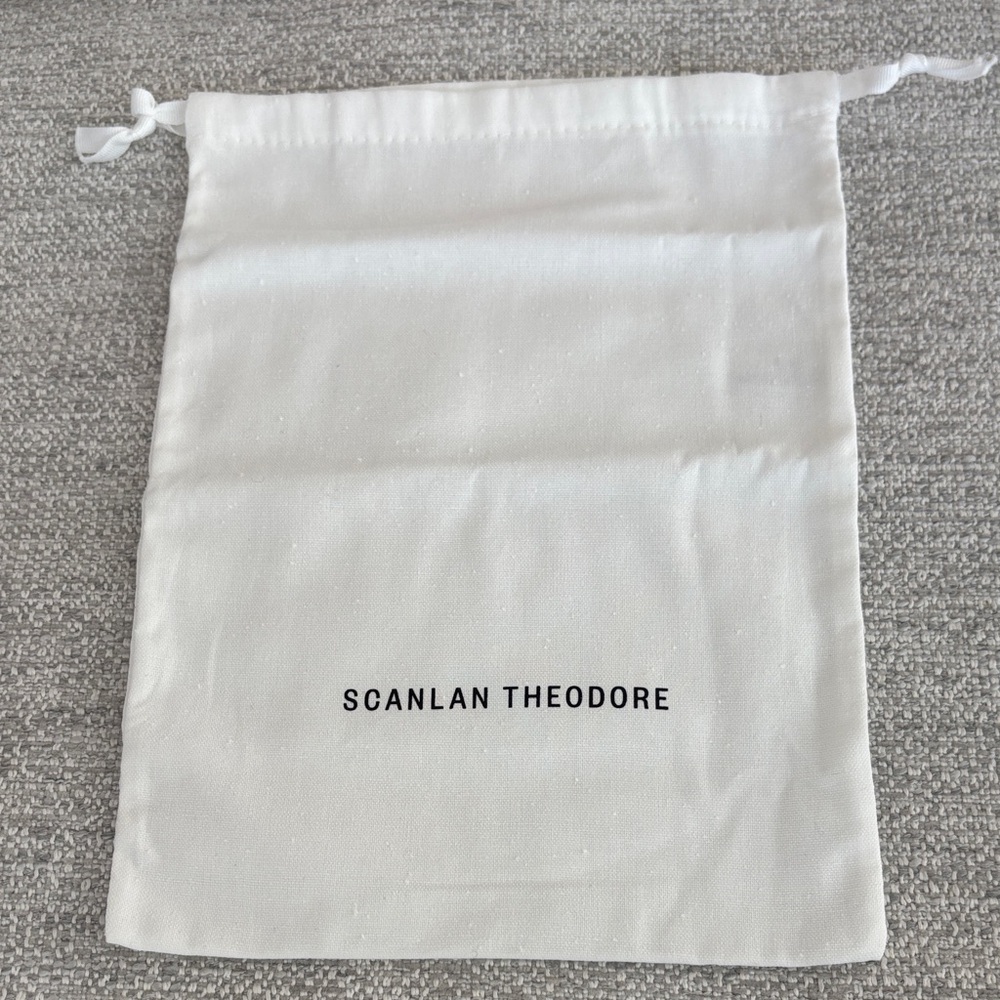 Scanlan Theodore White Logo Drawstring Dust-bag